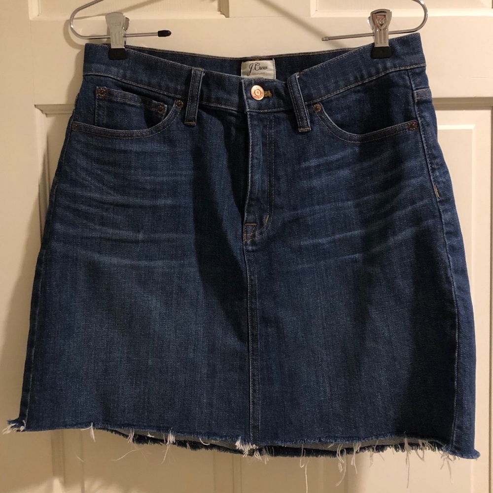 J. Crew Jean Skirt